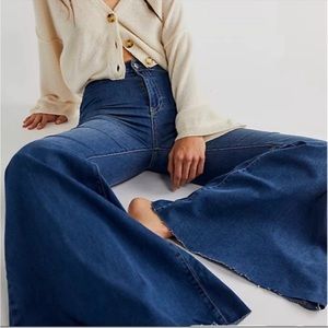 Free People “Just Float On” Dark Denim Jeans